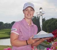 Christel Boeljon et son troph�e, National Golf Club, Belek, Turquie, photo Tristan Jones www.tristanjonesphotography.com