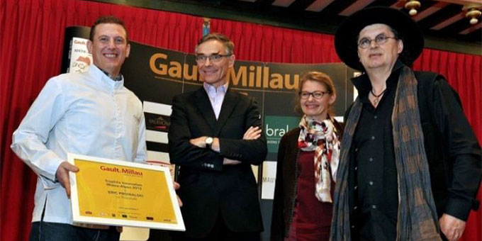 Eric Prowalski : Trophée de l'Innovation du Gault et Millau Tour 2015