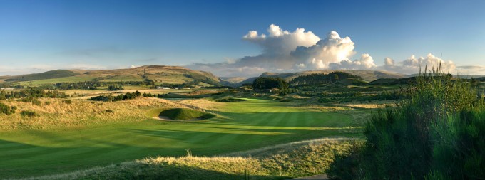  2nd hole of PGA Centenary Course, The Gleneagles Hotle, Scotland. 