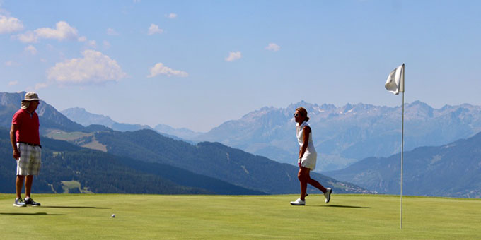 Le golf des Arcs : un golf de montagne mais pas que !