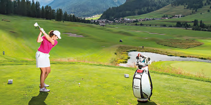 Le golf en Suisse par monts et merveilles
