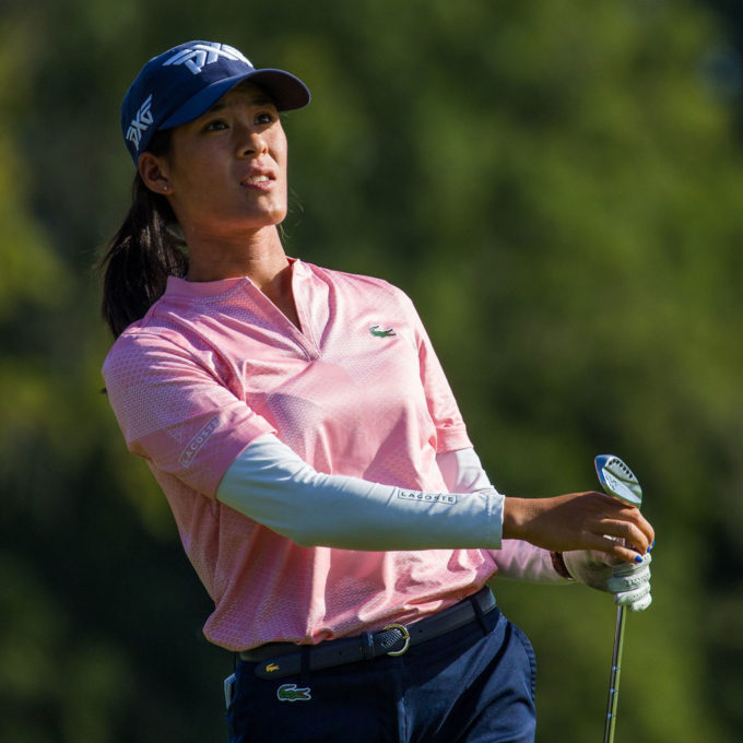 Céline Boutier, French professional player member of the LPGA circuit was b...