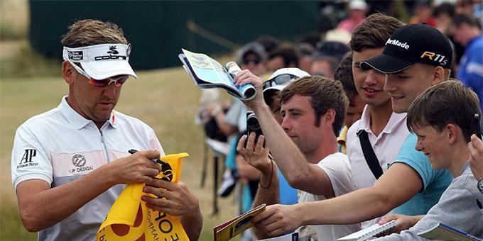 Ian Poulter à l'honneur dans l'expo Tiger Woods, 18, les légendes du Golf