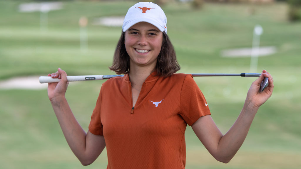 Agathe Laisné, à l'université du Texas