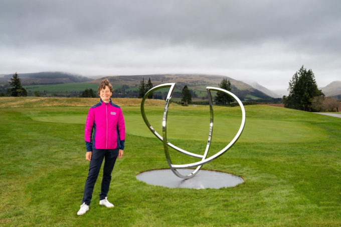 Gleneagles : Catriona Matthew dévoile une sculpture célébrant la Solheim Cup 2019