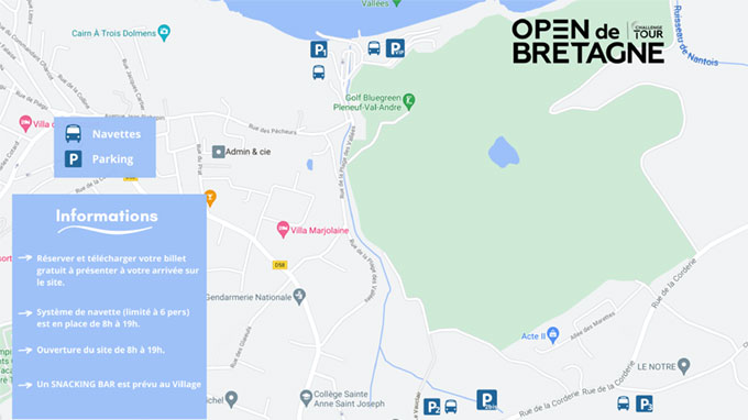 L'Open de Bretagne se jouera avec du public : la billetterie gratuite ouverte