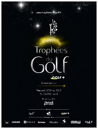 Affiche des trophées du golf 2022