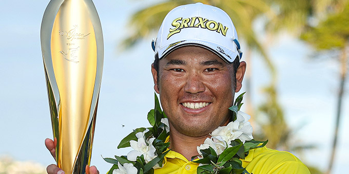 Hideki Matsuyama vainqueur du Sony Open - via Twitter © @PGATOUR