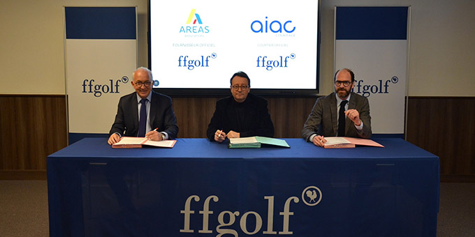 Aréas Assurances and Aiac partners of the FFGolf