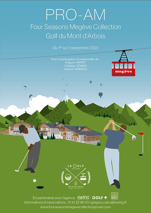 Four Seasons Megève Collection מארגנת את תחרות ה-Pro-Am הראשונה שלה ב-Golf du Mont d'Arbois