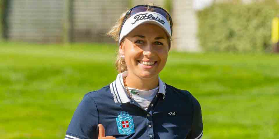 Nastasia Nadaud co-leader du Lacoste Ladies Open de France