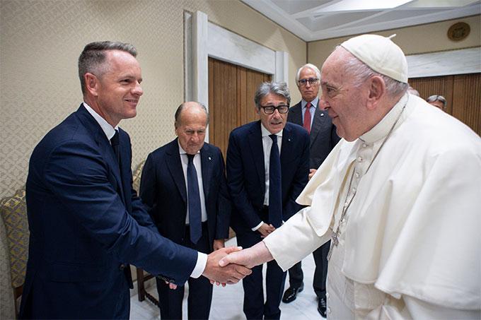Ryder Cup : les capitaines rencontrent le Pape au Vatican