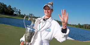 נלי קורדה זוכה באליפות שברון - דרך Twitter @LPGA