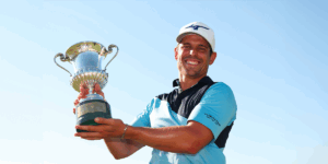 Adrien Saddier vainqueur de l’Italian Open - via Twitter @DPWorldTour