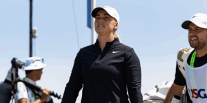 Maja Stark lors de l’US Women’s Open 2025