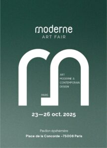 Moderne Art Fair, Place de la Concorde à Paris, du 23 au 26 octobre