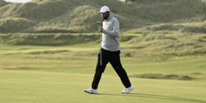 Scottie Scheffler lors de l’Open britannique - via Twitter @TheOpen