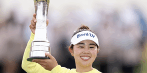 Miyu Yamashita lors de l’AIG Women’s Open - via Twitter @LPGA