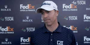 Julien Guerrier lors du FedEx Open de France
