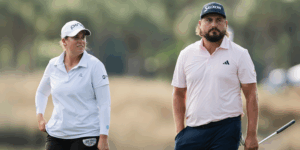 Lauren Coughlin et Andrew Novak lors du Grant Thornton Invitational - via LPGA