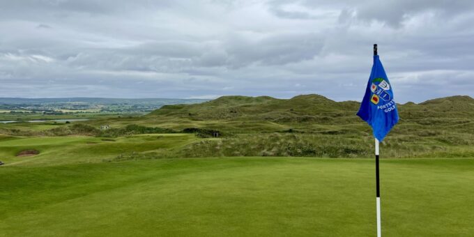 Portstewart Strand Course vue du green 17 Portstewart Strand Course vue du green 17