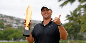 Chris Gotterup lors du Sony Open - via Twitter @PGATour