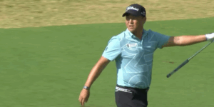 Richard T. Lee lors du LIV Golf Promotions - via Instagram @livgolfleague