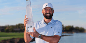 Scottie Scheffler lors de l’American Express - via Twitter @PGATour