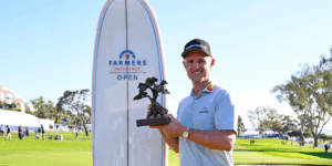 Justin Rose lors du Farmers Insurance Open - via Twitter @PGATour