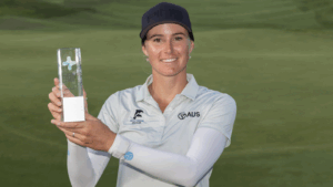 Kelsey Bennett lors du Australian Women’s Classic - Crédits : Tristan Jones / LET