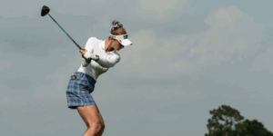 Nelly Korda lors du Chevron Championship - via Twitter @LPGA