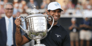 Aaron Rai lors du PGA Championship - via Twitter @PGAChampionship