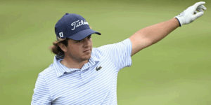 Oihan Guillamoundeguy lors du Estrella Damm Catalunya Championship - via ffgolf