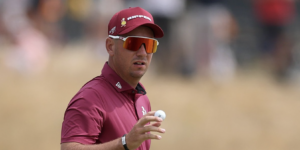 Lucas Herbert lors de The Open - via Twitter @TheOpen