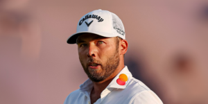 Sam Burns lors de The Open - via Twitter @PGATour