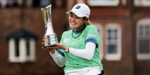 Shiho Kuwaki lors de l’AIG Women’s Open - via Twitter @LPGA