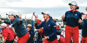 L'équipe américaine lors de la Solheim Cup - via Twitter @SolheimCupUSA