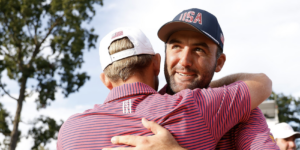 Scottie Scheffler lors de la Presidents Cup - Crédits : Michael Reaves
